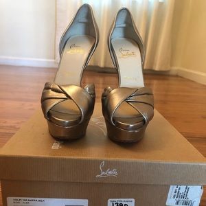 Christian Louboutin Volpi 150 Nappa Silk Heels